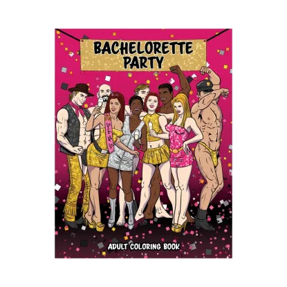Bachelorette Party Adult Coloring Book Funny Girls Night Gift