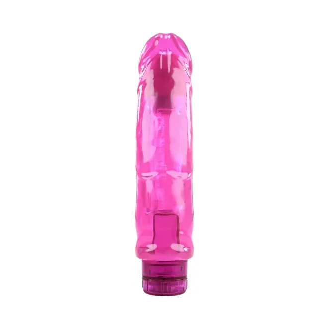 8 Inch Thicc Boi Girthy Realistic Dildo Vibrator Pink