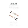 Selopa Beaded Nipple Clamps in Rose Gold Selopa Beaded Nipple Clamps in Rose Gold