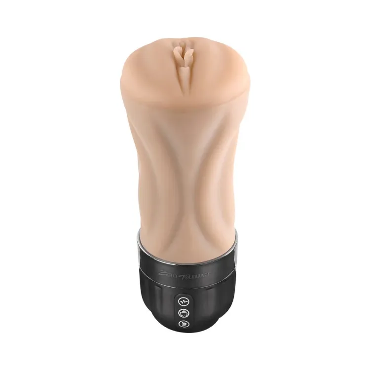 Tight Lipped Vibrating & Suction Vagina Stroker Light Tight Lipped Vibrating & Suction Vagina Stroker Light