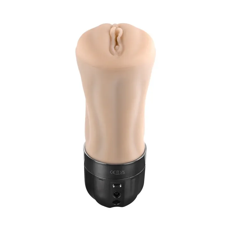 Tight Lipped Vibrating & Suction Vagina Stroker Light Tight Lipped Vibrating & Suction Vagina Stroker Light