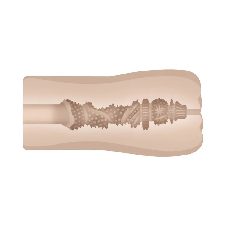 Tight Lipped Vibrating & Suction Vagina Stroker Light Tight Lipped Vibrating & Suction Vagina Stroker Light