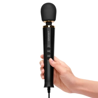 Le Wand Powerful Petite Plug-In Vibrating Massager Black