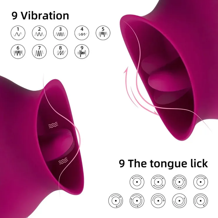 Alvina Luxury Tongue Licking Clitoral Vibrator Alvina Luxury Tongue Licking Clitoral Vibrator