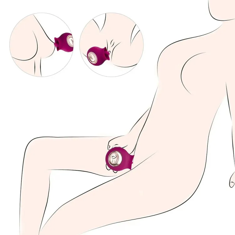Alvina Luxury Tongue Licking Clitoral Vibrator Alvina Luxury Tongue Licking Clitoral Vibrator