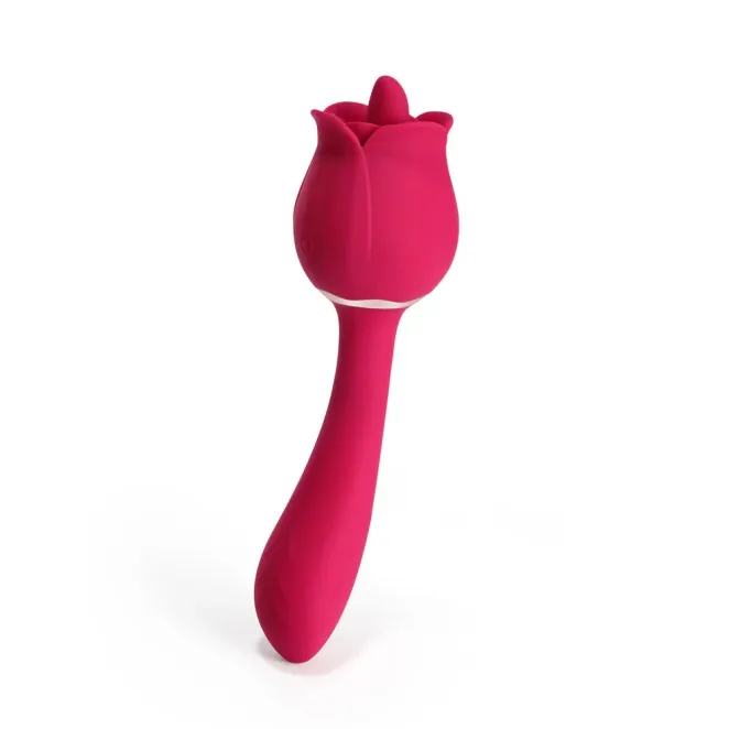 Rhea The Rose Clit Tongue Licking Vibrator & G-Spot Massager