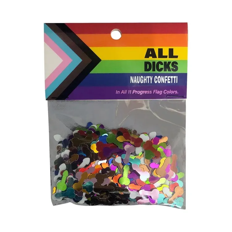 All Dicks Naughty Confetti Pride All Dicks Naughty Confetti Pride