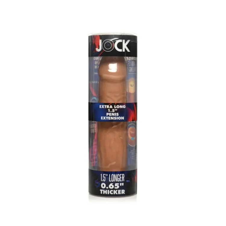 Jock Extra Long Penis Extension Sleeve 1.5 in. Medium Jock Extra Long Penis Extension Sleeve 1.5 in. Medium