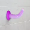 8 in. Bendable Glow-in-the-Dark Silicone Dildo Purple Confetti 8 in. Bendable Glow-in-the-Dark Silicone Dildo Purple Confetti