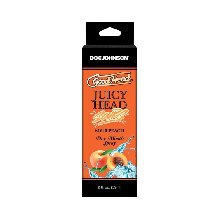 GoodHead Juicy Head Dry Mouth Spray Sour Peach 2 oz. GoodHead Juicy Head Dry Mouth Spray Sour Peach 2 oz.