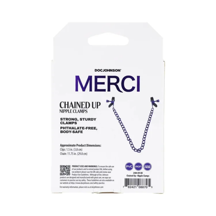 Merci Chained Up Nipple Clamps Merci Chained Up Nipple Clamps