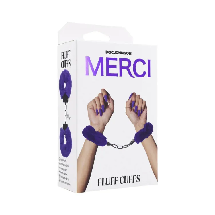 Merci Fluff Cuffs Violet Merci Fluff Cuffs Violet