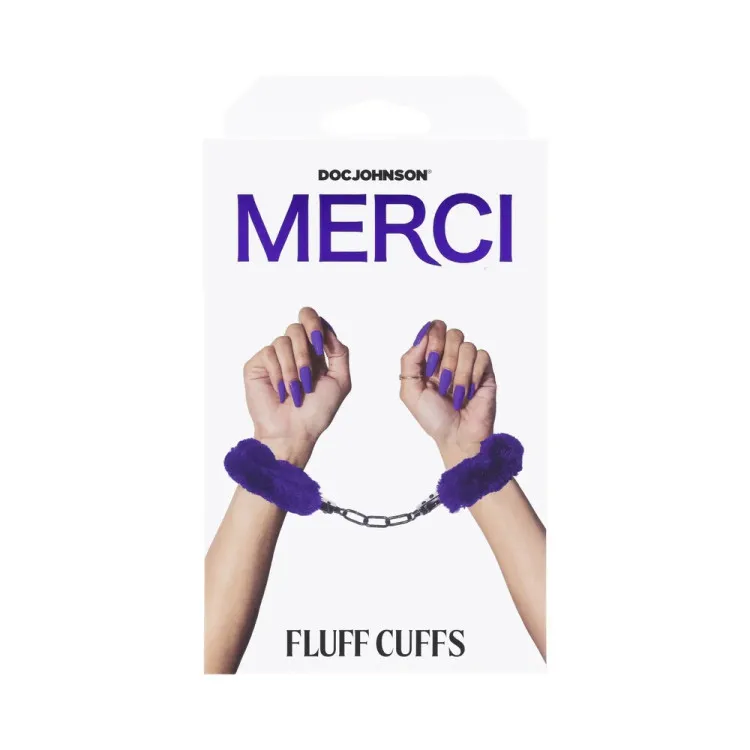 Merci Fluff Cuffs Violet Merci Fluff Cuffs Violet