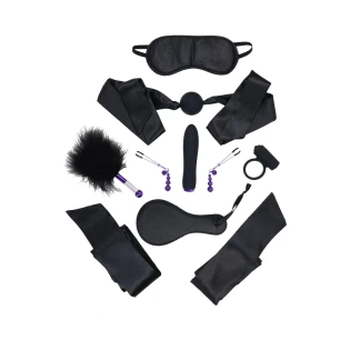 Merci The VIP Room BDSM Premium Set Black (10-Piece)