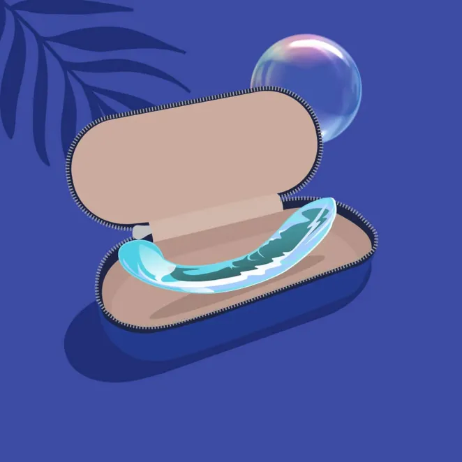 Biird Kalii Sensual Glass Double-Ended G-Spot Dildo