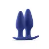 Biird Regii 2-Piece Anal Plug Set Blue Biird Regii 2-Piece Anal Plug Set Blue