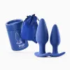 Biird Regii 2-Piece Anal Plug Set Blue Biird Regii 2-Piece Anal Plug Set Blue