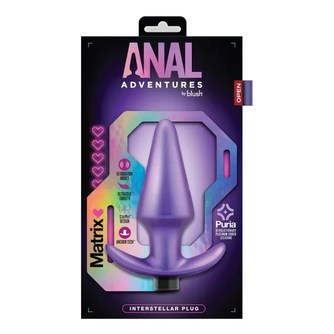 Anal Matrix Interstellar Vibrating Butt Plug