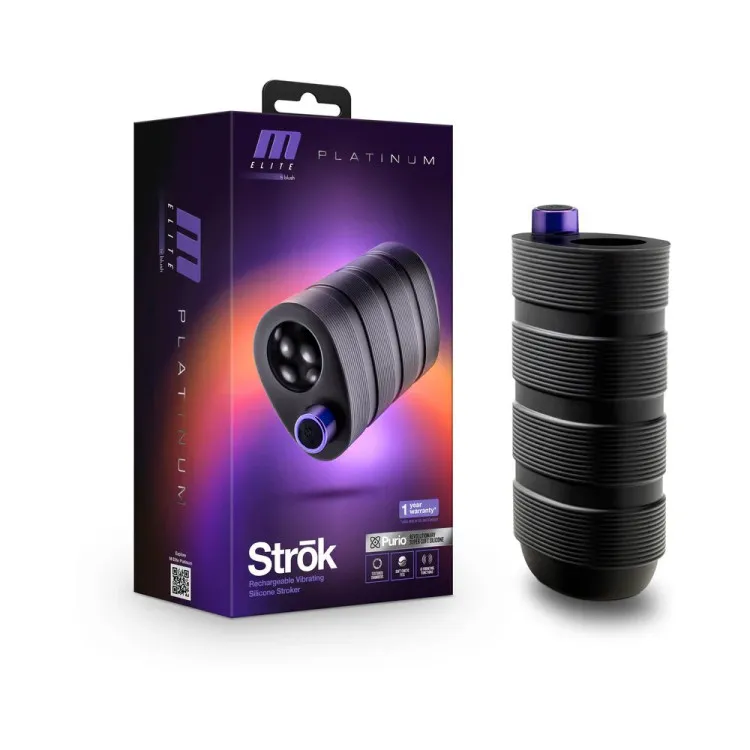 M Elite Platinum Strok Vibrating Stroker M Elite Platinum Strok Vibrating Stroker