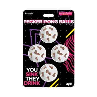 Pecker Beer Pong Balls 4-Pack