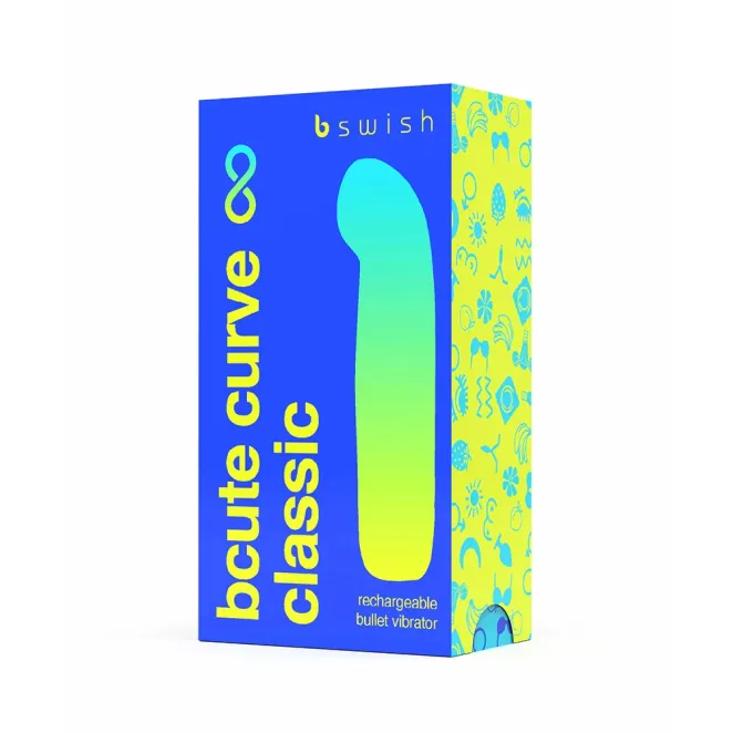 Bcute Curve Classic Bullet Vibrator Electric Blue