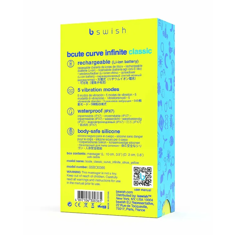 B Swish Bcute Classic Curve Infinite Citrus Yellow B Swish Bcute Classic Curve Infinite Citrus Yellow