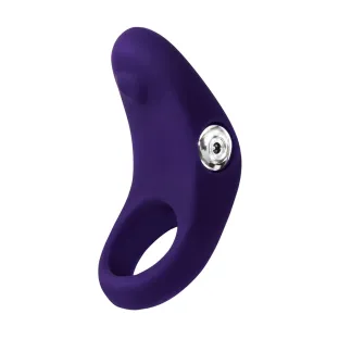 VeDO Rev Vibrating Couples Cock Ring with Clitoral Stimulator Purple