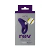 VeDO Rev Vibrating Couples Cock Ring with Clitoral Stimulator Purple