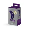 VeDO Rev Vibrating Couples Cock Ring with Clitoral Stimulator Purple