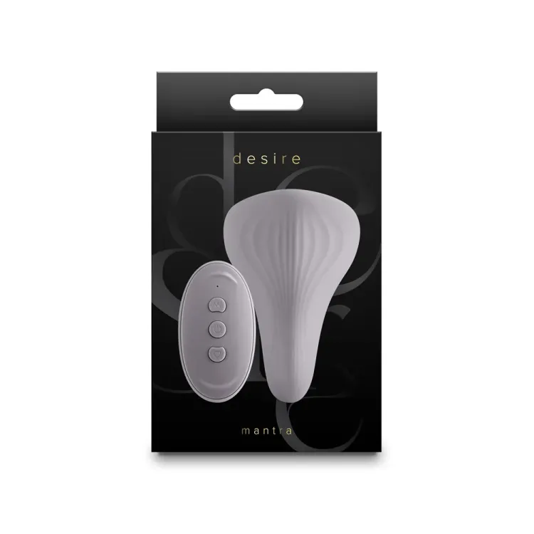 Desire Mantra Dual Motor Panty Vibrator with Remote Ash Desire Mantra Dual Motor Panty Vibrator with Remote Ash