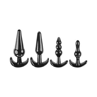 Intro To Plugs 4-Piece Anal Butt Plug Set