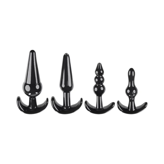 Intro To Plugs 4-Piece Anal Butt Plug Set
