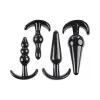Intro To Plugs 4-Piece Anal Butt Plug Set Intro To Plugs 4-Piece Anal Butt Plug Set