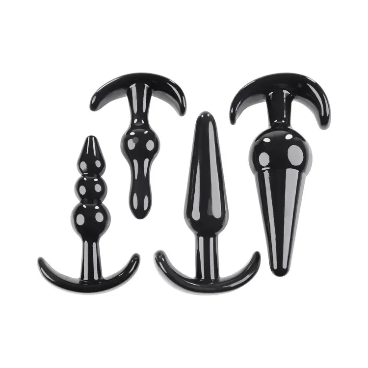 Intro To Plugs 4-Piece Anal Butt Plug Set Intro To Plugs 4-Piece Anal Butt Plug Set