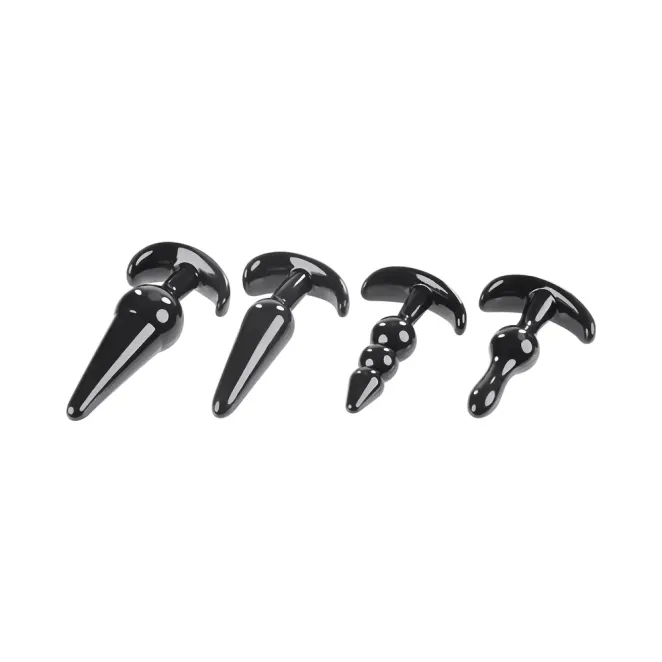 Intro To Plugs 4-Piece Anal Butt Plug Set