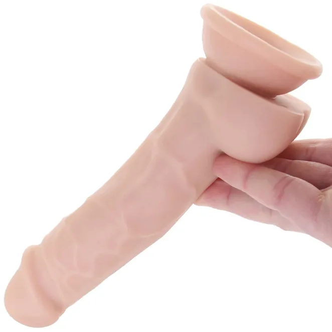 6 Inch Selopa Classic Realistic Dildo Beige