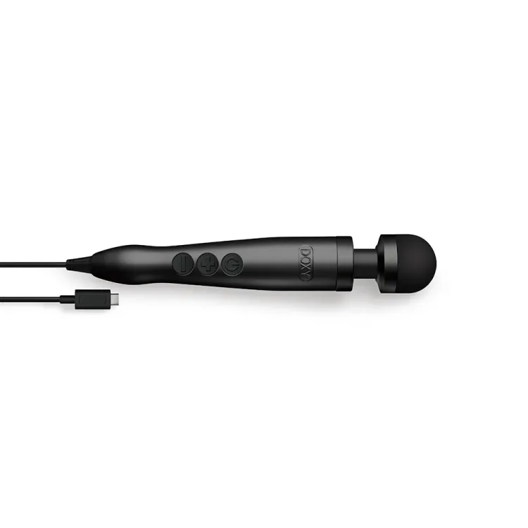 Doxy USB-C Wand Vibrator Matte Black Doxy USB-C Wand Vibrator Matte Black