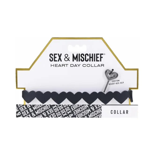 Sex & Mischief Heart Day Collar
