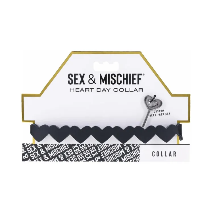 Sex & Mischief Heart Day Collar Sex & Mischief Heart Day Collar