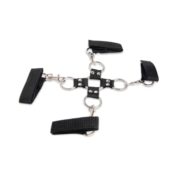 Lux Fetish Hogtie & Ball Gag 7-Pc Kit Lux Fetish Hogtie & Ball Gag 7-Pc Kit
