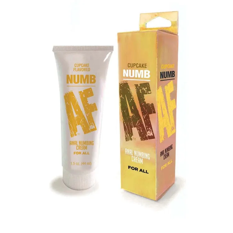 Numb AF Anal Desensitizer Cupcake 1.5 oz. (88654) by Little Genie Productions | Lubricants | SlipDix.com Numb AF Anal Desensitizer Cupcake 1.5 oz. (88654) | SlipDix.com