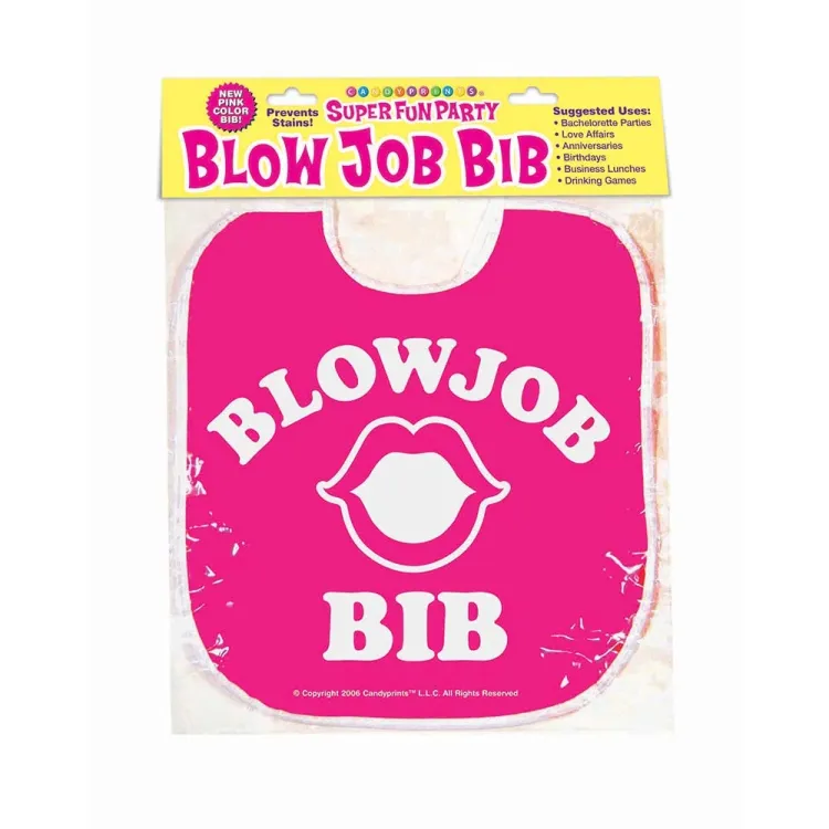 Blow Job Bib Pink Blow Job Bib Pink