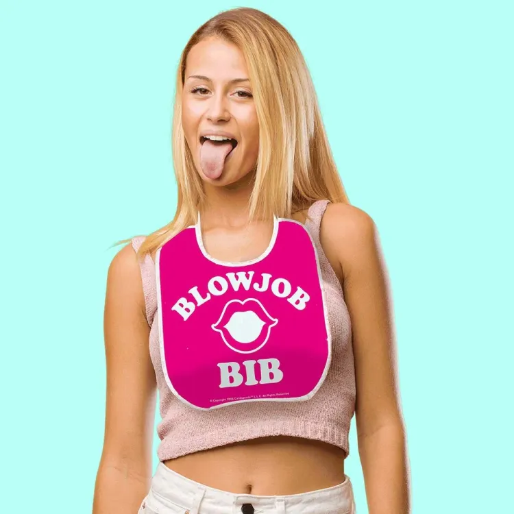 Blow Job Bib Pink Blow Job Bib Pink