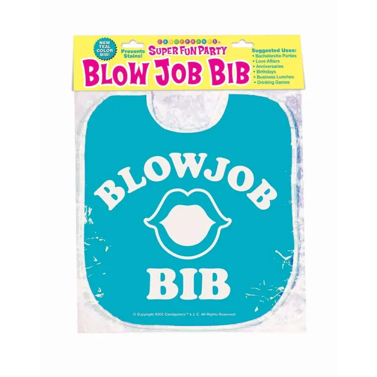 Blow Job Bib Teal Blow Job Bib Teal