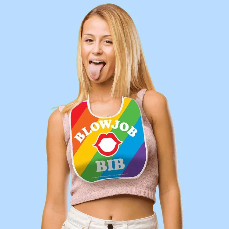 Blow Job Bib Rainbow Blow Job Bib Rainbow