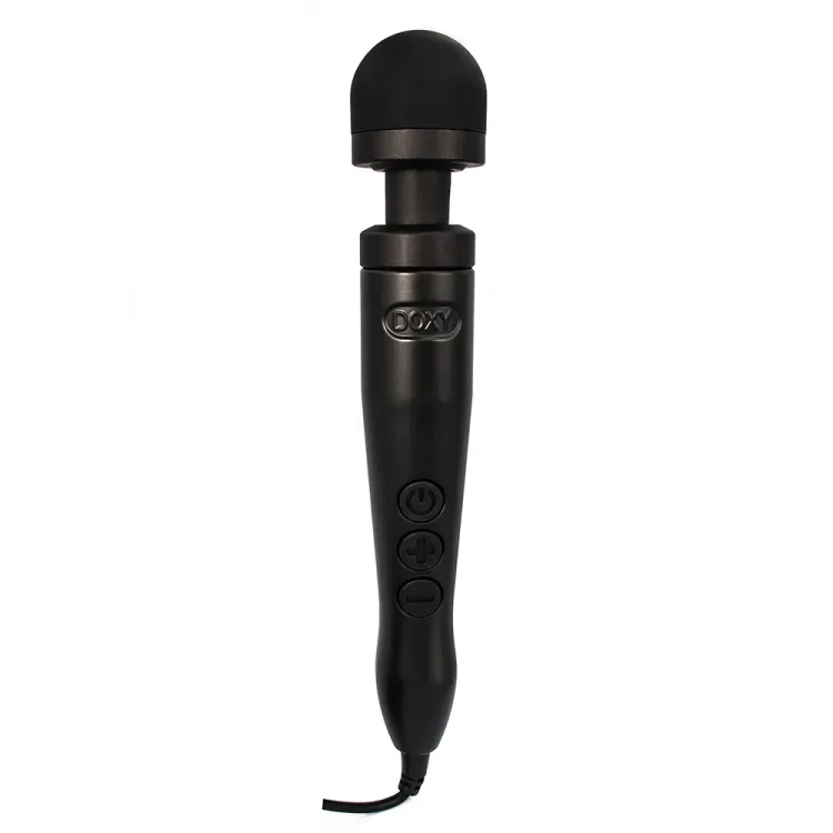 Doxy Die Cast 3 Compact Wand Vibrator Matte Black Doxy Die Cast 3 Compact Wand Vibrator Matte Black