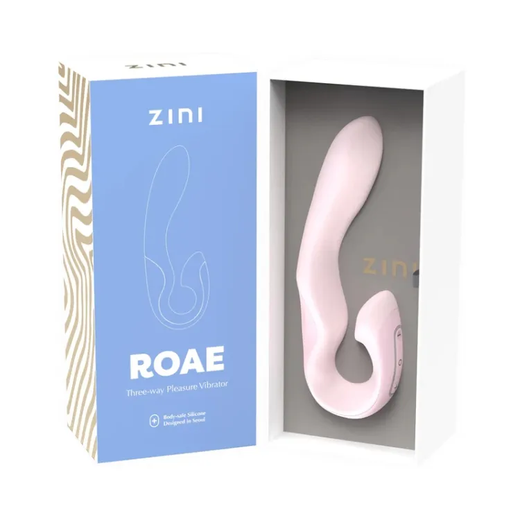 Zini Roae Dual-Pleasure G-Spot Vibrator Pink Zini Roae Dual-Pleasure G-Spot Vibrator Pink