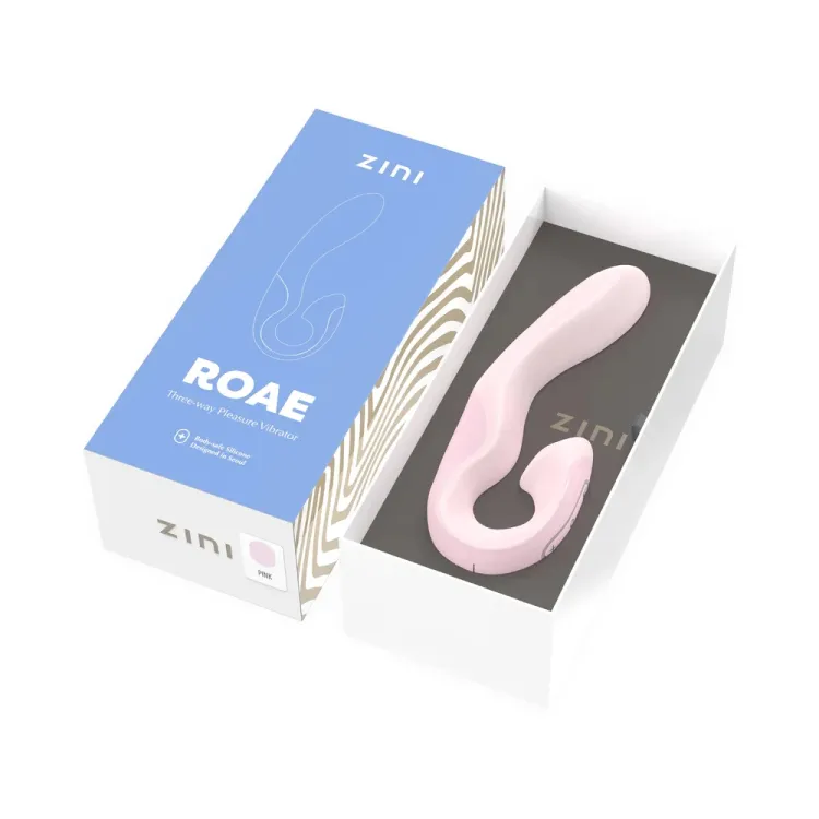Zini Roae Dual-Pleasure G-Spot Vibrator Pink Zini Roae Dual-Pleasure G-Spot Vibrator Pink