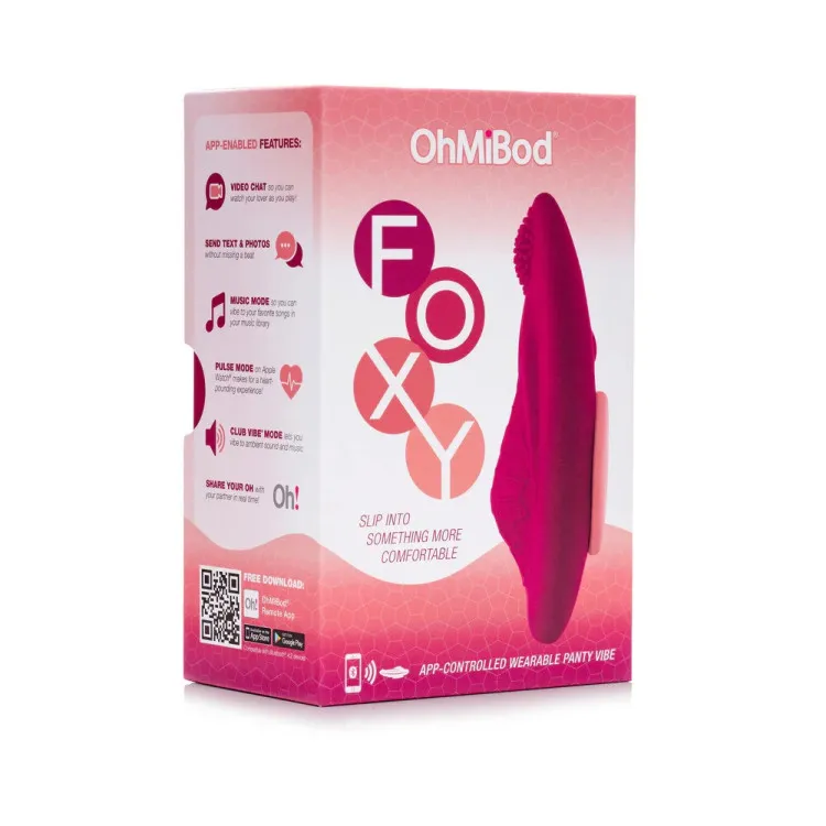 OhMiBod Foxy App-Controlled Wearable Panty Vibe OhMiBod Foxy App-Controlled Wearable Panty Vibe