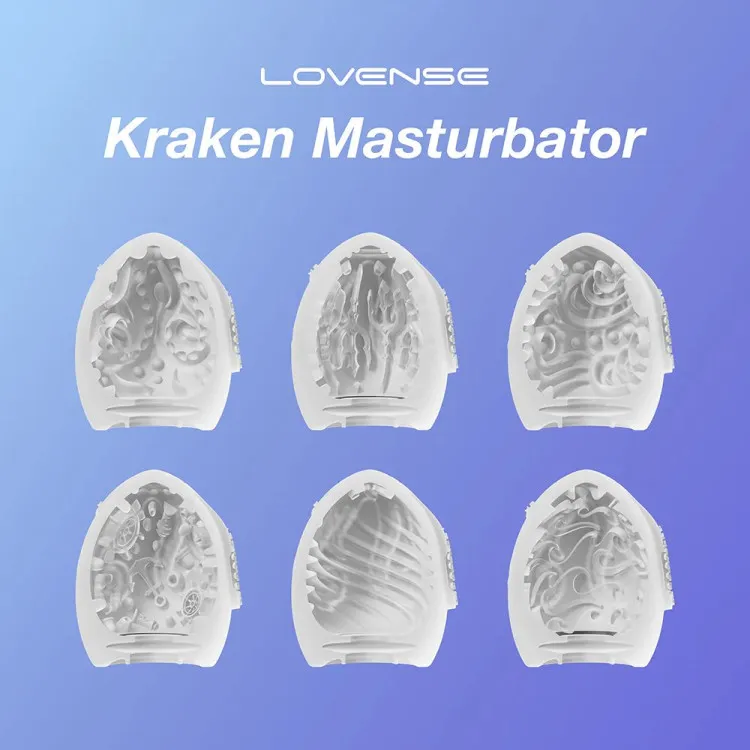 Lovense Kraken Single Egg Masturbator (89121) by Lovense | Non-Vibrating Strokers | SlipDix.com Lovense Kraken Single Egg Masturbator (89121) | SlipDix.com